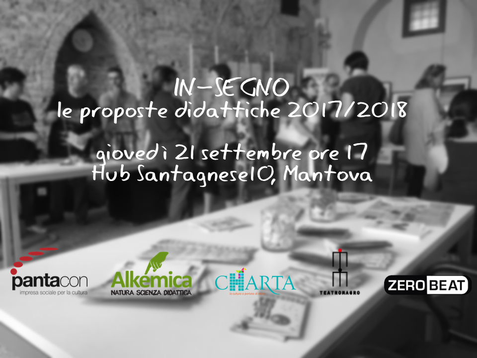 In-Segno: la presentazione delle proposte didattiche delle cooperative del consorzio Pantacon, giovedì 21 settembre alle 17